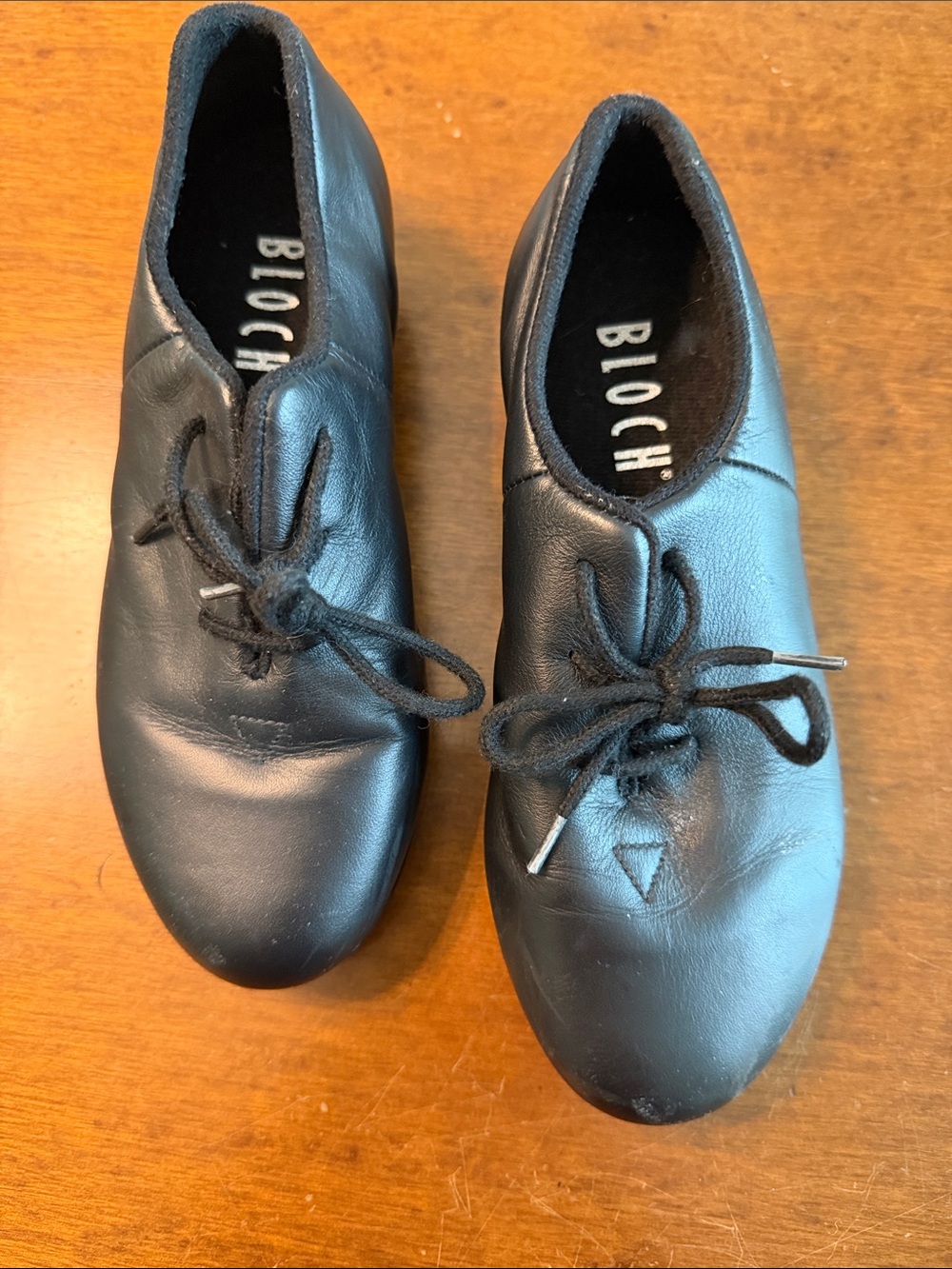 Bloch Black Lace-Up tap Shoes